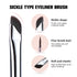 Eigbeauty makeup brush Eigshow Sickle Shape Eyeliner Brush Curved Angled Eyeliner Brush - E865